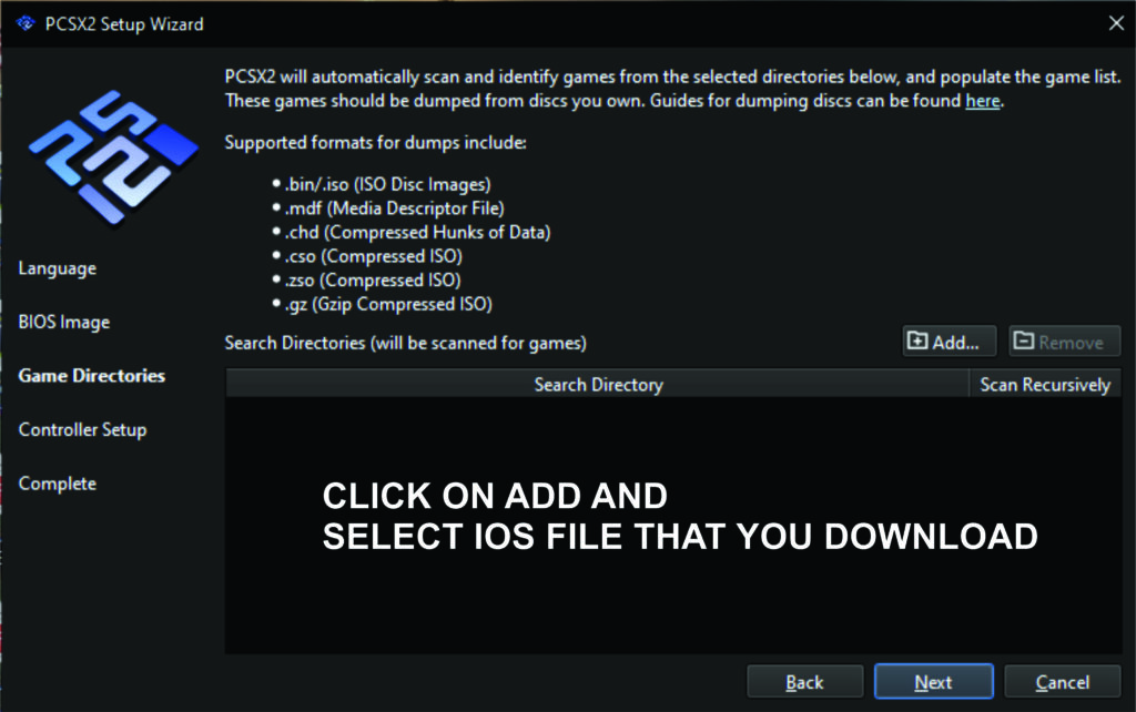 Official PS2 BIOS File Download for PCSX2 & AetherSX2 Emulators Free 7 installation PCSX2 03